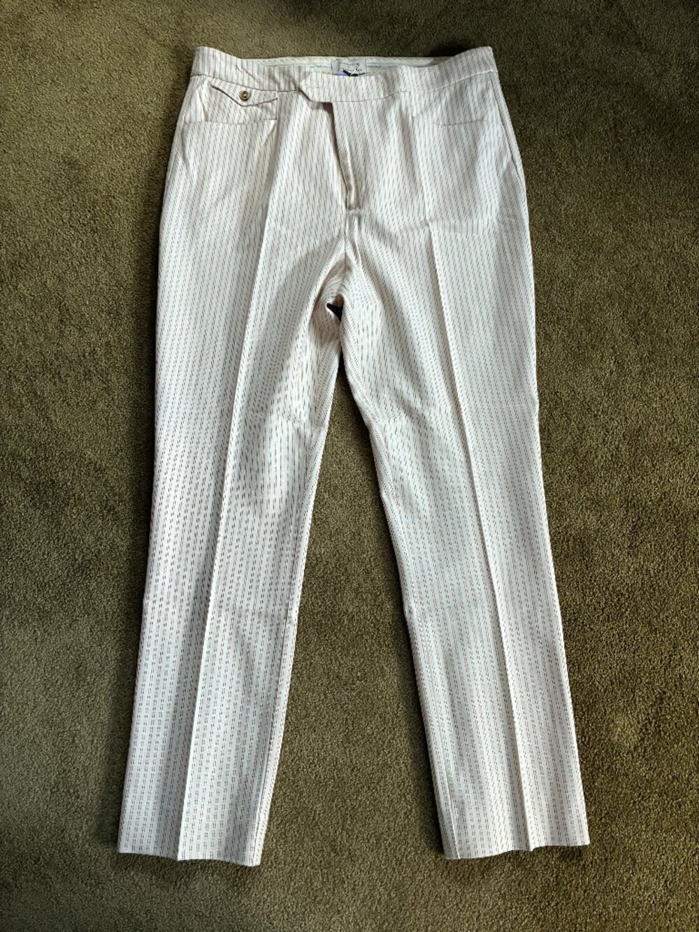 Striped Essential Slim by Anthropologie Casual Slacks Size 12